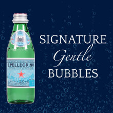 SPellegrino Sparkling Natural Mineral Water 845 fl oz Glass Bottle 24