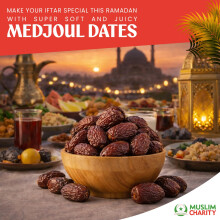 Muslim Charity All Natural Juicy Nutritious Palestinian Medjool Dates