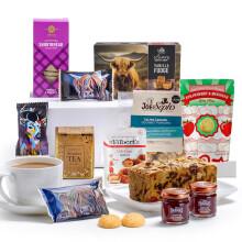 Luxury Afternoon Tea Gift Set – Hatties Gifts Food Gift Box with Fruit
