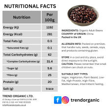 Trend Organic Aduki Beans 1kg Ideal for Salads Soups Curries and Stew