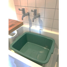 Addis Washing Up Bowl Utility Butler Belfast Sinks Sage Green 33 x 42