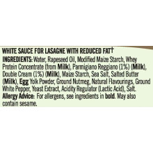 Loyd Grossman No Added Sugar Italian White Lasagne Sauce – Silky Cream