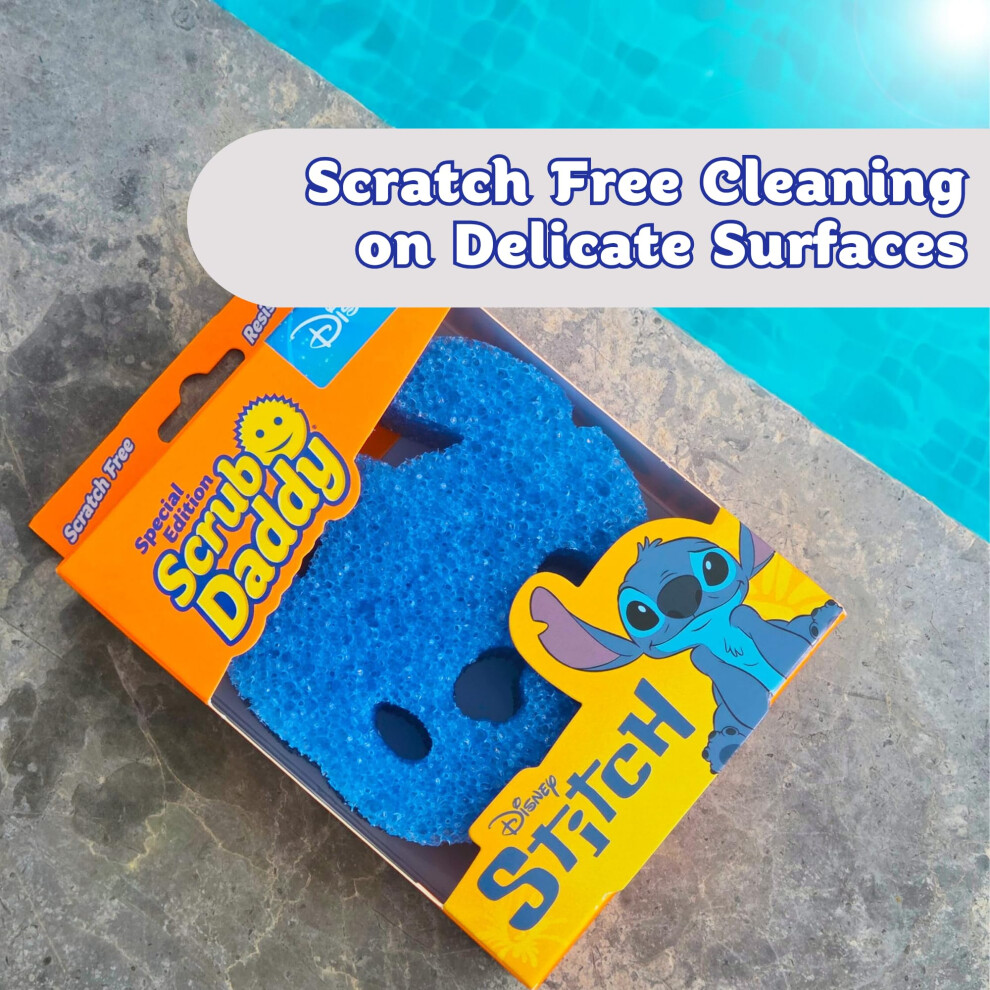 Scrub Daddy Disney Stitch Dish Sponge Smiley Face Sponges For Cleaning