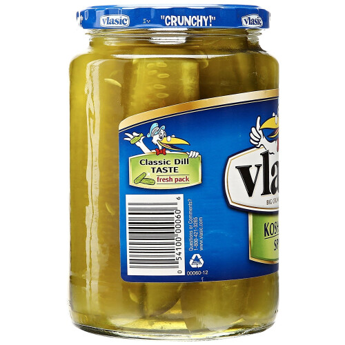 Vlasic Kosher Dill Spears 710ml (Pack of 1) 1