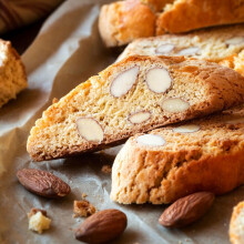Belli Almond Cantuccini Biscotti 250g Pack of 2 Gourmet Artisan Bisc