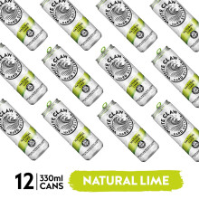 White Claw Hard Seltzer Natural Lime 12 x 330ml Cans 45 ABV