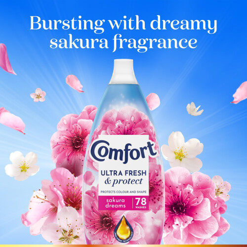 Comfort Comfort Ultra Fresh & Protect Sakura Dreams Fabric Conditioner 1
