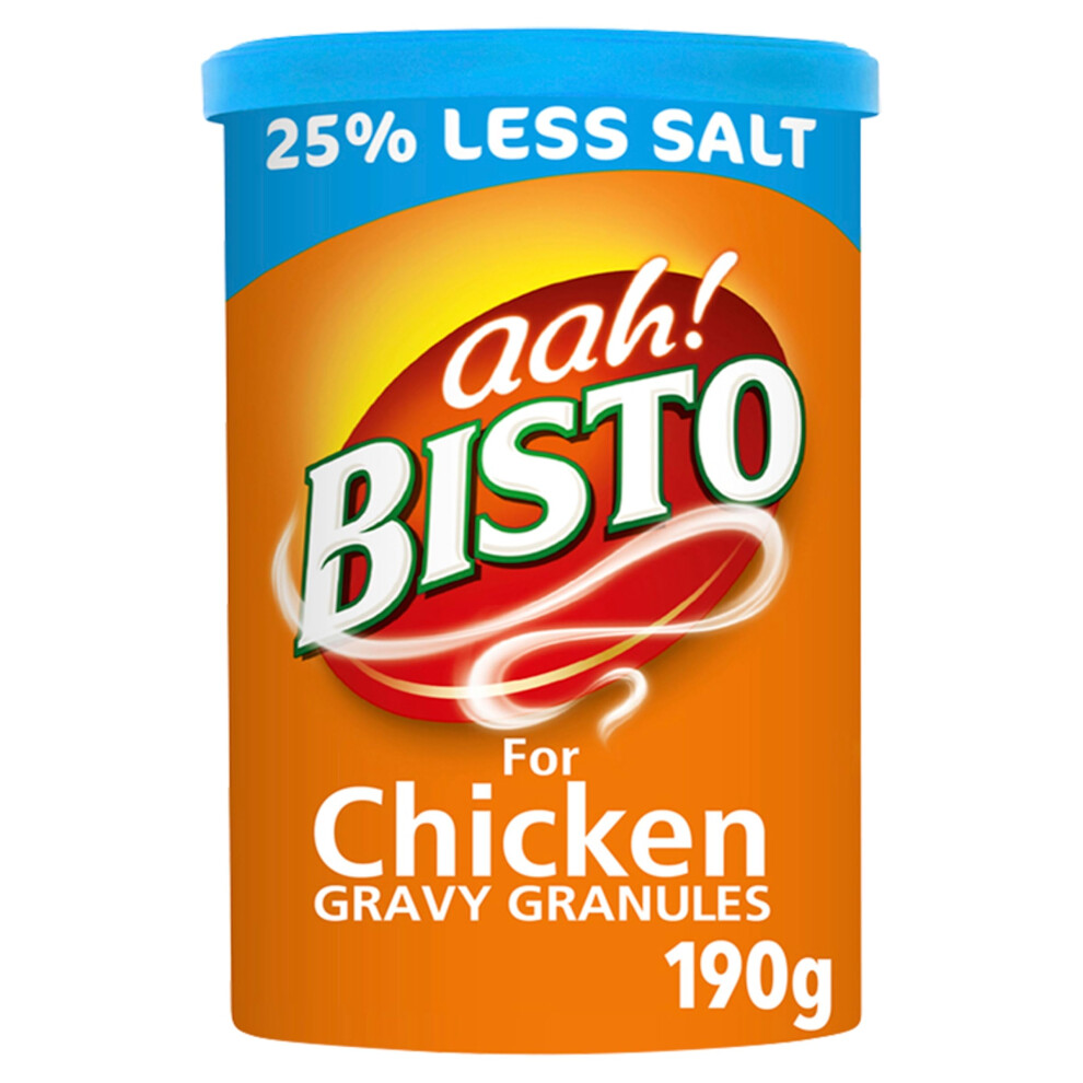 Bisto Flavoursome Delicious Reduced Salt Chicken Gravy Granules For H