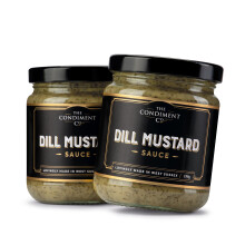 The Condiment Company Sauce Dill Mustard 190 Gram Pack of 2