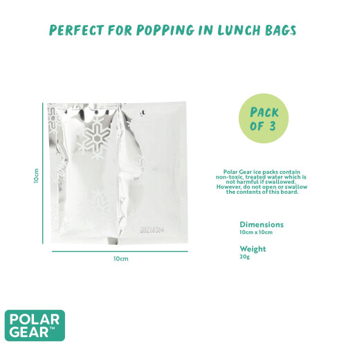 Polar Gear Polar Gear ice Pack Silver and Blue 10cmx10cm