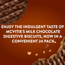 McVities Milk Chocolate Digestives To Go 333 g Pack of 24