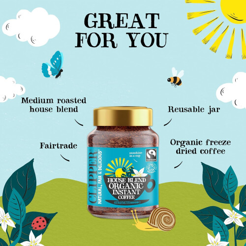 Clipper Clipper Medium Roast Organic Arabica Coffee, 1