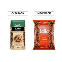 Laila Kala Chana 2 kg Pack of 1