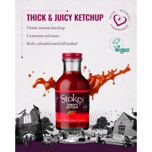 Stokes Real Tomato Ketchup 3PK Rich Vibrant Tomato Sauce Perfect Red