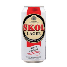 Skol Lager Beer Cans, 4 x 440ml (Pack of 5)