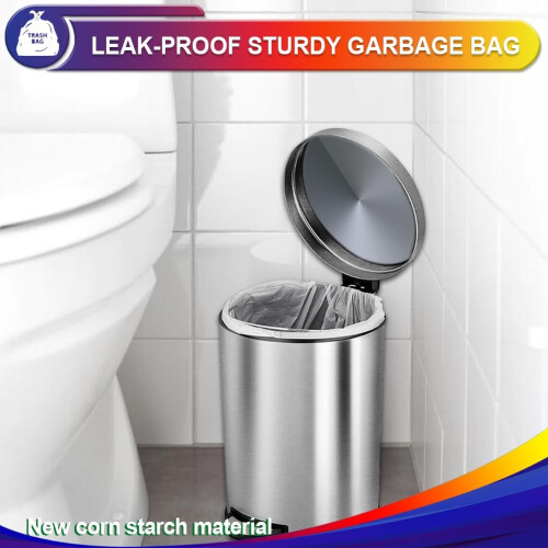 Bin Bags 5l Mini Pedal Bin Liners 100 Counts Waste Garbage Bags 1