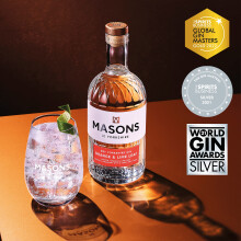 Masons Orange Lime Leaf Yorkshire Gin 70cl 42 ABV London Dry with