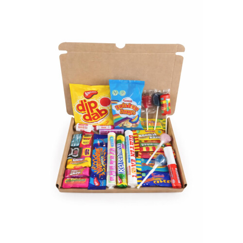 Retro Sweets Gift Box 28 items Packed with Sweet Hamper Letterbox Gift