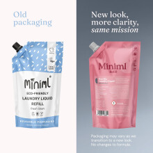 Miniml Eco Laundry Liquid Washing Detergent 1L Refill Natural Non Bio