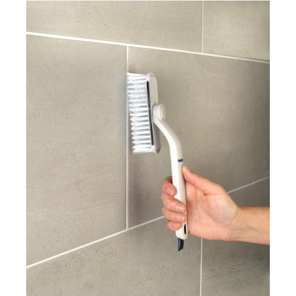 Beldray 4In1 Shower Tool – Shower Cleaner Scrubbing Brush Squeegee Scr