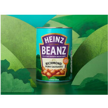 Heinz Baked Beans Richmond Pork Sausages 6 x 415G
