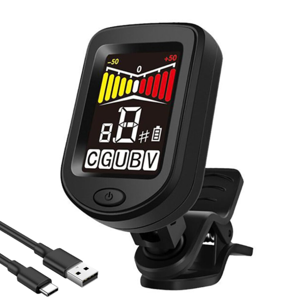 Amfun Guitar Tuner Rechargeable, Guitar Tuner Clip On, Digital Tuners