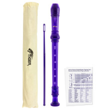 Tiger REC7-PU Descant/Soprano School Recorder - Purple