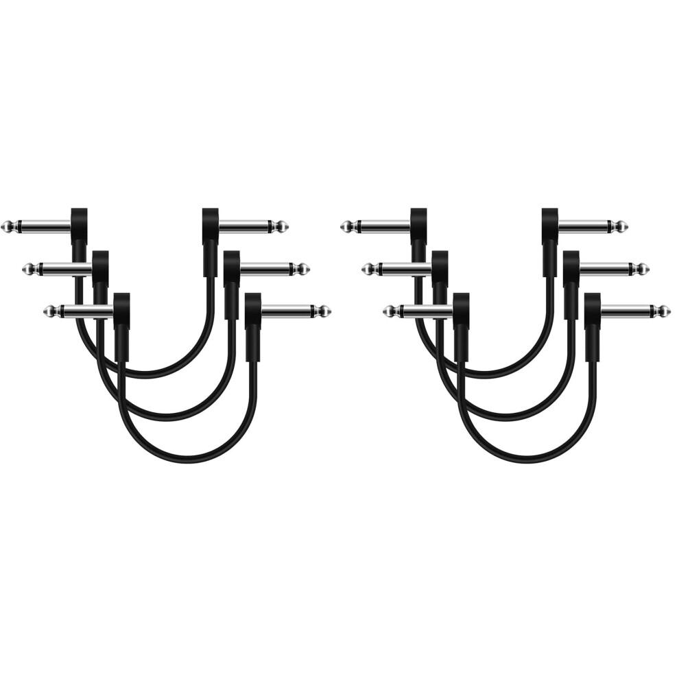Sonicake 6 Inch Guitar Patch Cable Guitar Effect Pedal Cables Noiseles