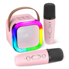 Aplsinvivi Karaoke Machines for Kids Adults, Mini Karaoke Machine with