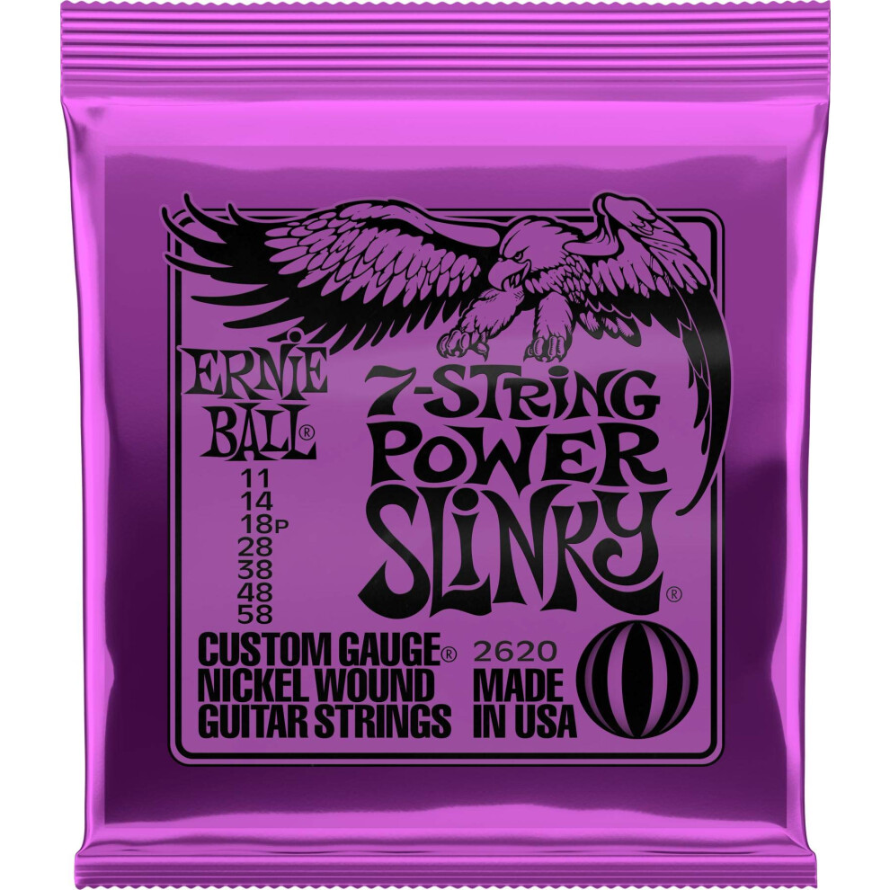 Ernie Ball Power Slinky 7-String Nickel Wound Electric Guitar Strings