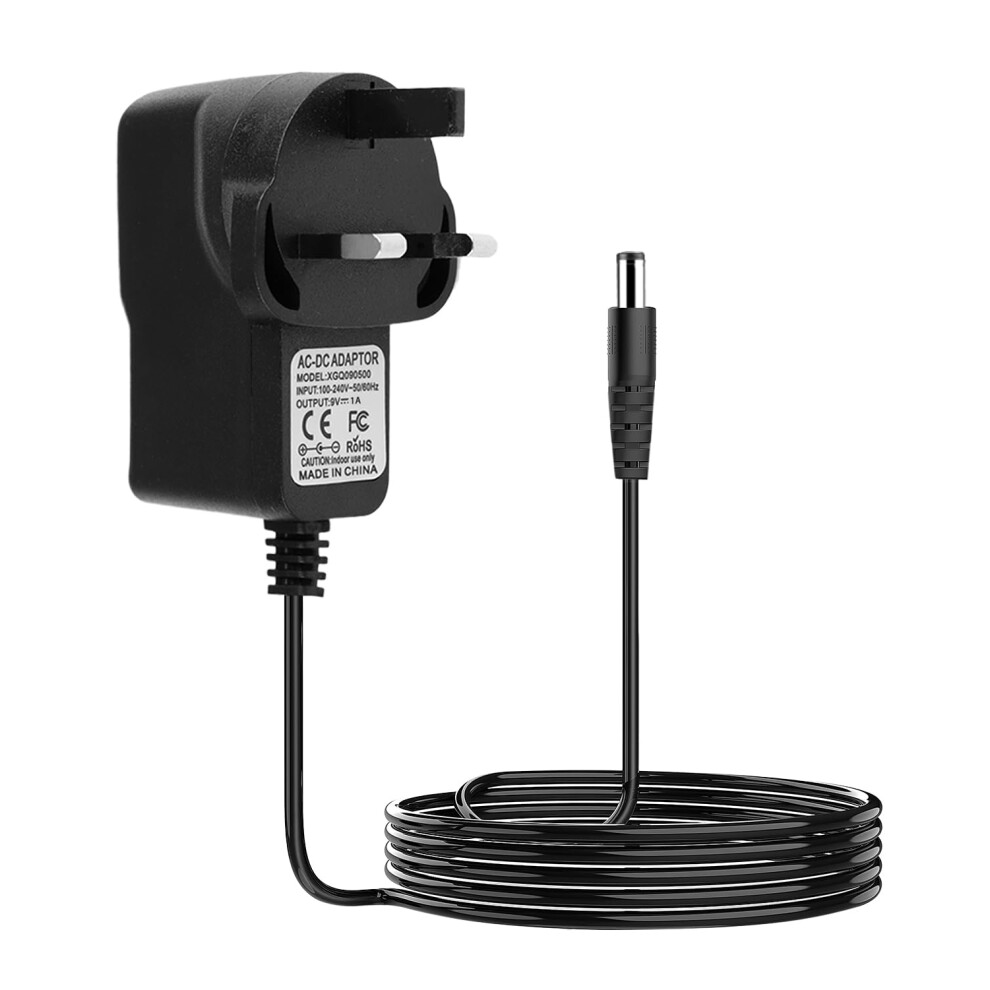 Yuio 9V 1A Guitar Pedal Power Supply Adapter For Boss And Most Guitar Bass