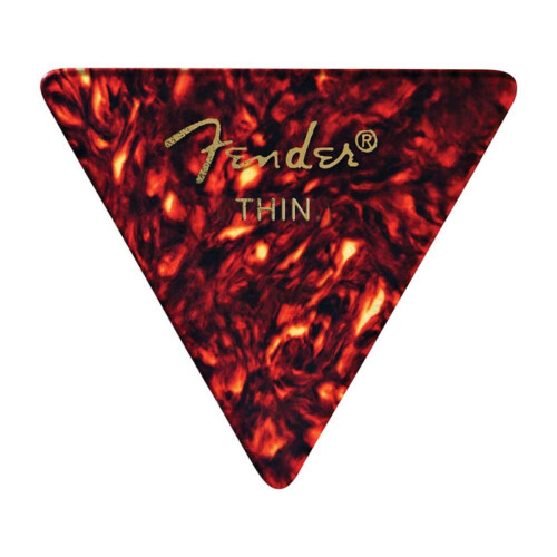 Fender Fender 098-0355-700 355 Shape Picks, 12 Count, Shell, Thin
