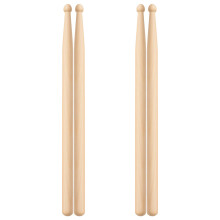 2 Pairs Drum sticks 5A, Drumsticks for Drums Professional Classic Maple Wood Drumsticks Percussion Drumstick for Professional Beginner