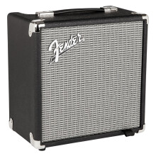 Fender Rumble 15 Bass Amp, 15W, 8" Speaker, Compact and Lightweight with 3-Band EQ and Headphone Output, Ideal for Home & Practice