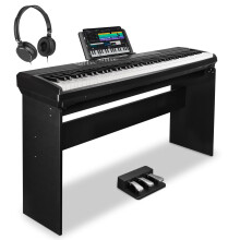 STRICH 88 Keys Weighted Keyboard with Sustain Pedal, Hammer-Action Dig