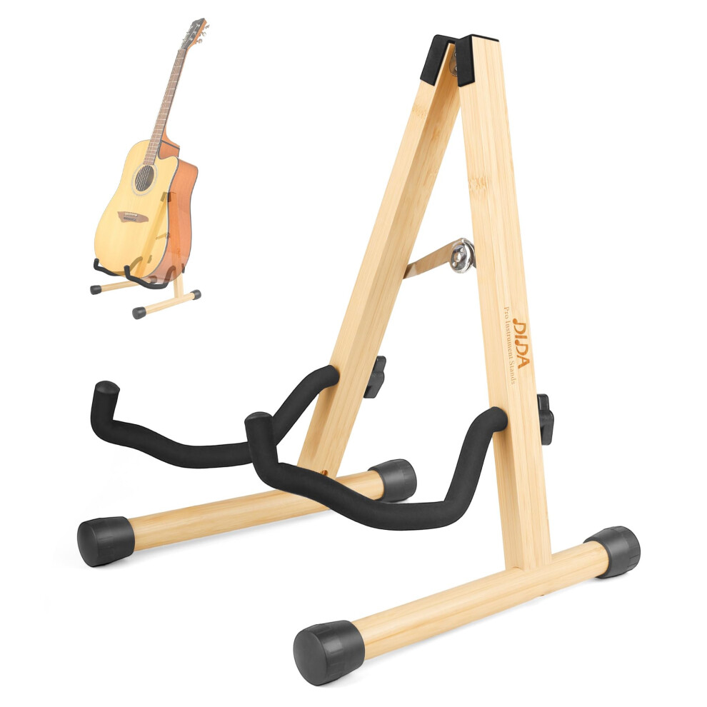 Dida Guitar Stand, Wooden A-Frame Stands For Acoustic Guitar, Violin,