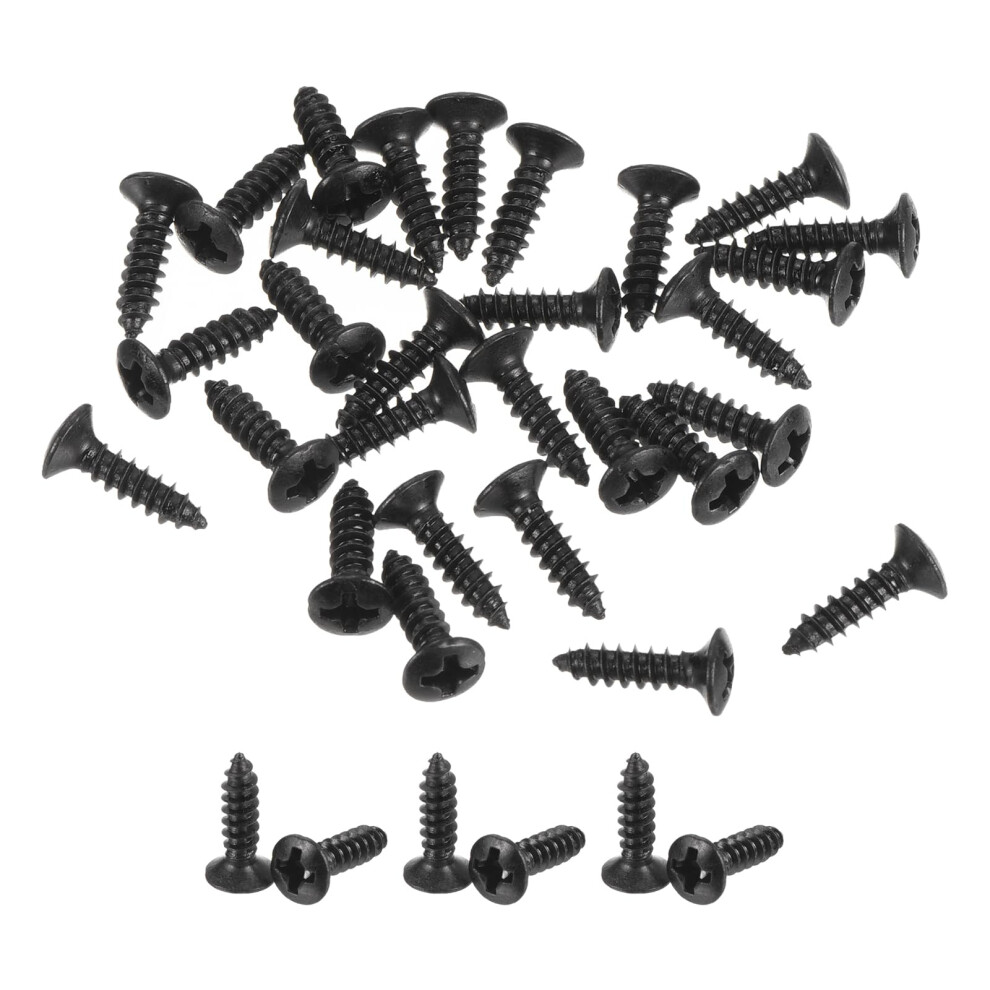 Sourcing Map 25Pcs 3Mm Electric Guitar Bass Pickguard Screws Scratch P