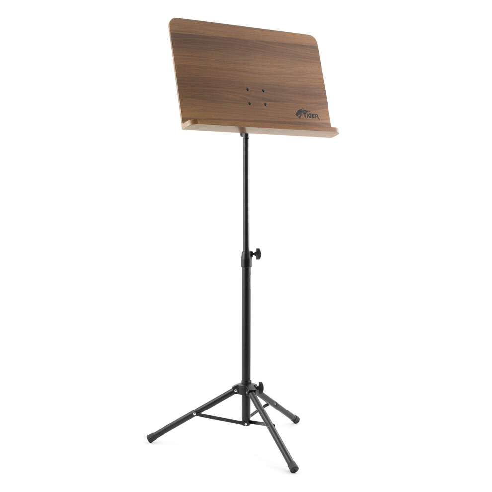 Tiger Mus35-Bk Sheet Music Stand Fully Adjustable Orchestral Music Sta