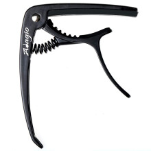 Adagio PRO DELUXE CAPO Suitable For Acoustic & Electric Guitars With Quick Release And Peg Puller In Black RRP 10.99 - Retail Packed