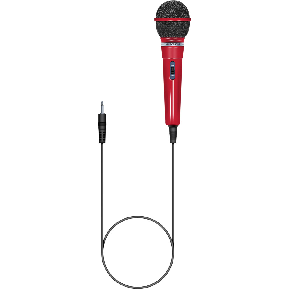 Soundlab Dynamic Unidirectional Karaoke Microphone With Fixed 3.5Mm Ja