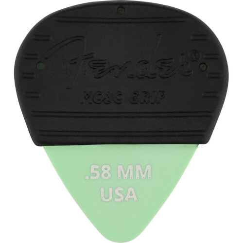 Fender Fender Mojo Grip Picks, Dura-Tone Delrin .58, 3-Pack