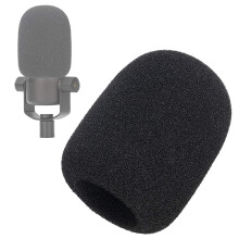 SUNMON Microphone Windscreen Compatible with Rode PodMic- Professional Foam Pop Filter & Mic Cover for Studio Podcasting, Reduces Plosives & Wind Noi