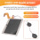For NDSL NDSLITE Nds Lite Top Upper LCD Screen Display LCD Display Screen Replacement for 6