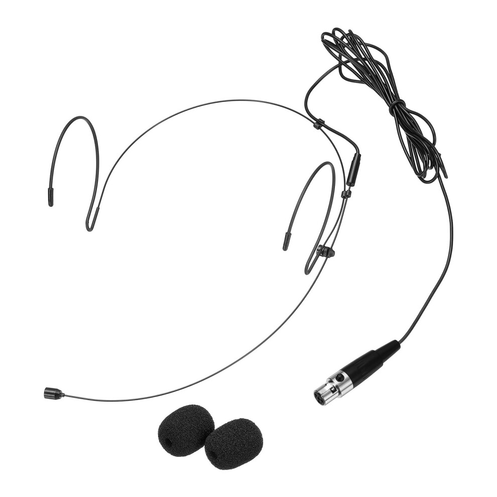 Sourcing Map Ear Hook Headset Microphone, Double Over Ear Set Hanging