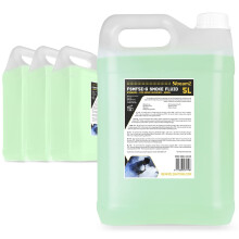 beamz Professional Smoke Machine Fluid 4x 5L Eco Light Green Non-Toxic Biodegradable Fog Liquid for DJ, Disco, Stage, Theatre, Events & Halloween Eff