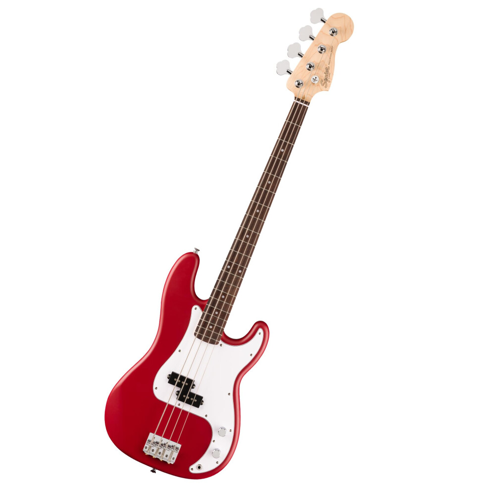 Fender Squier By Debut Precision Bass Guitar, Perfect For Beginners With Free Virtual Lessons, Easy-To-Play Neck And Body, Dakota Red