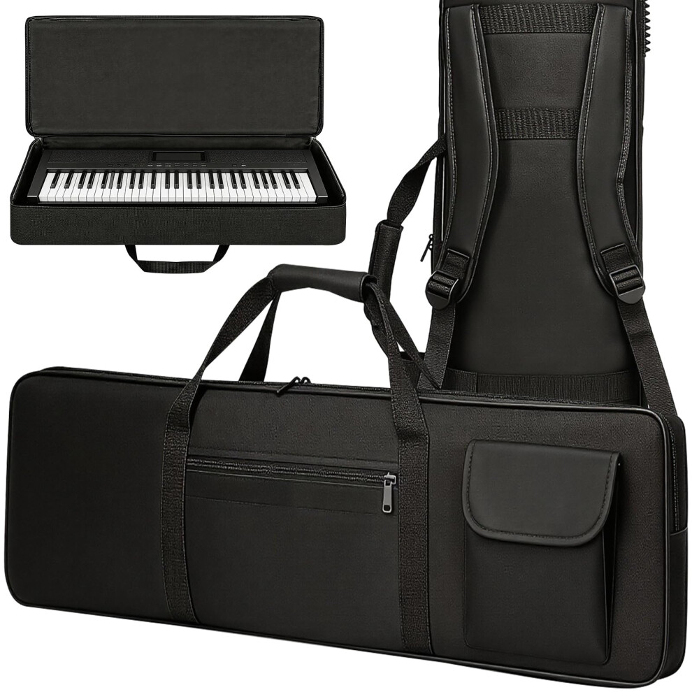 Vutlace 61 Key Keyboard Gig Bag, Portable Keyboard Case, 600D Oxford Piano Cas