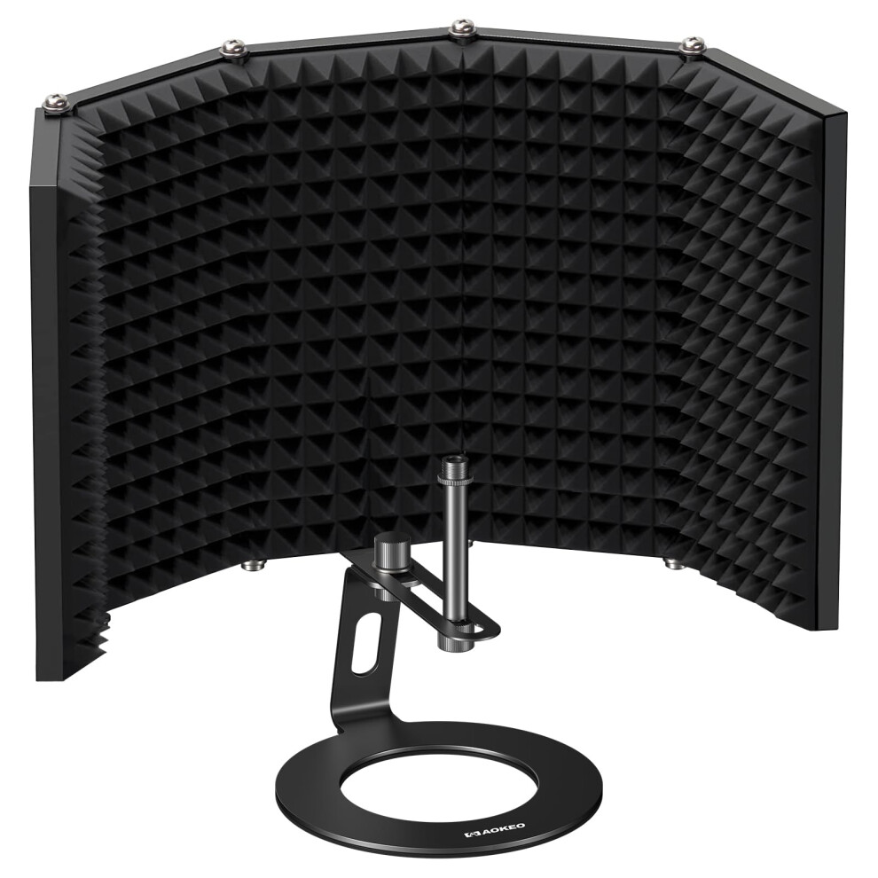 Aokeo Studio Recording Microphone Isolation Shield.high Density Absorb
