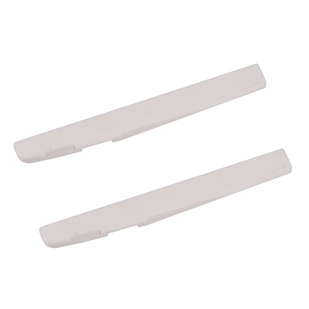 Wandic 2Pcs 6 String Folk Acoustic Guitar Buffalo Bone Bridge Saddle F