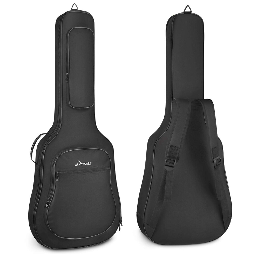 Donner Full Size Acoustic Guitar Gig Bag Backpack For 40 41 Inch, 12Mm